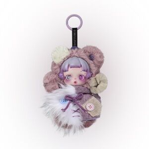 SKULLPANDA You Found Me! Series Plush Doll Pendant - Ratty Bear